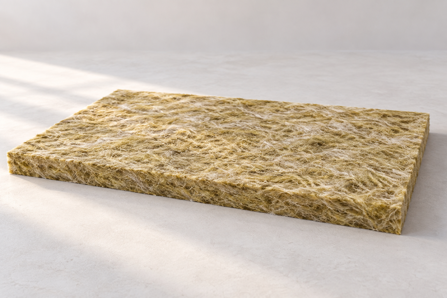 Торец плиты каменной ваты Rockwool Лайт Баттс