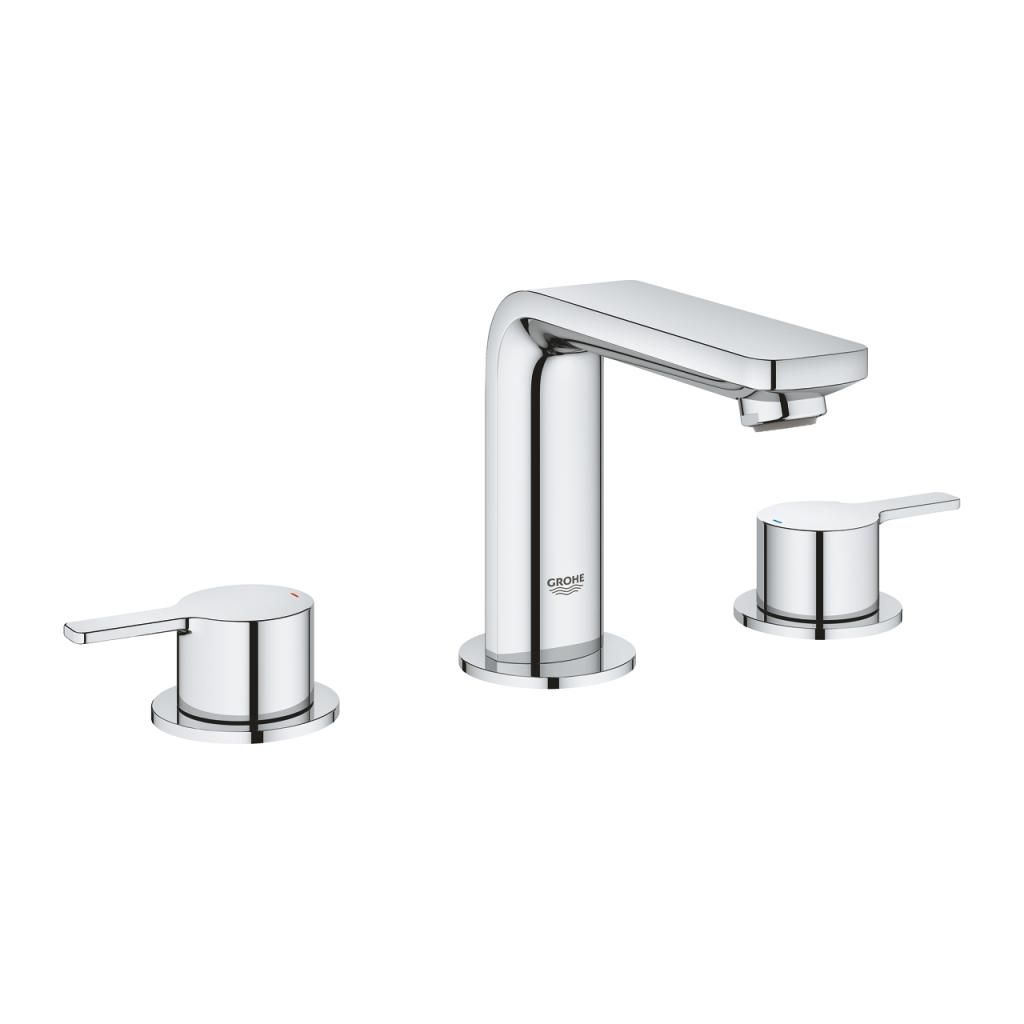 Смеситель для умывальника GROHE LINEARE на 3 отверстия, донный клапан 20304001