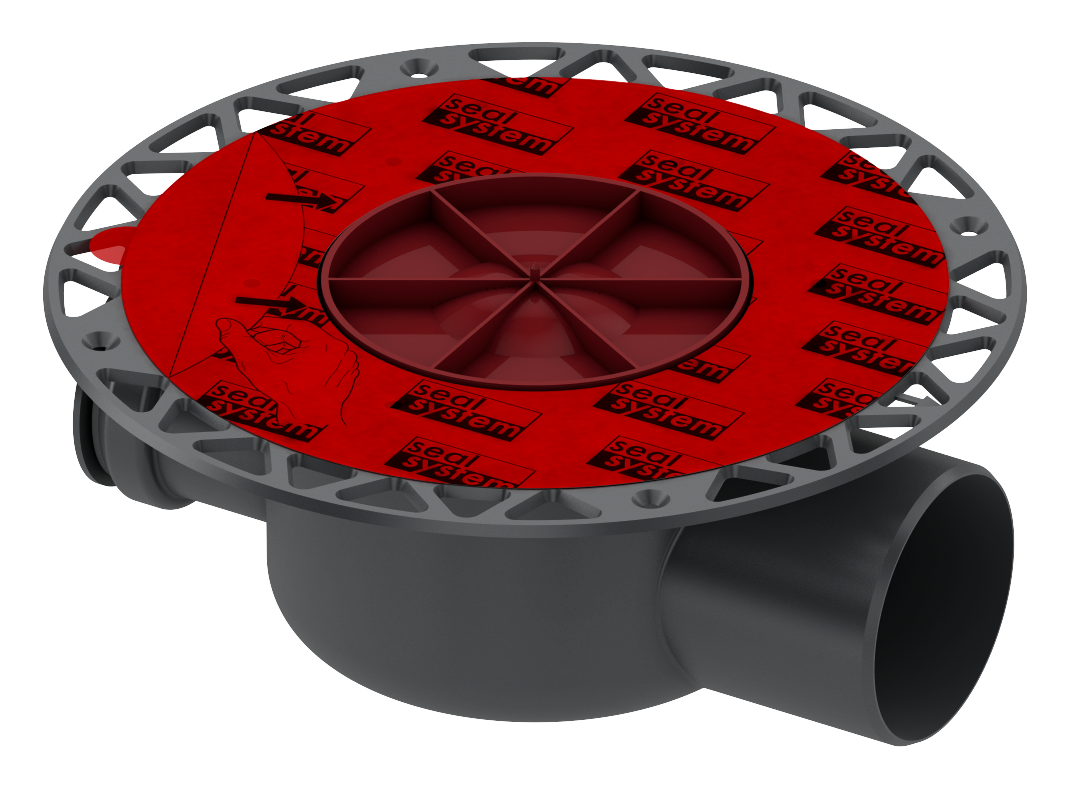 Сифон горизонтальный с фланцем DN 70 без решетки TECEdrainpoint S