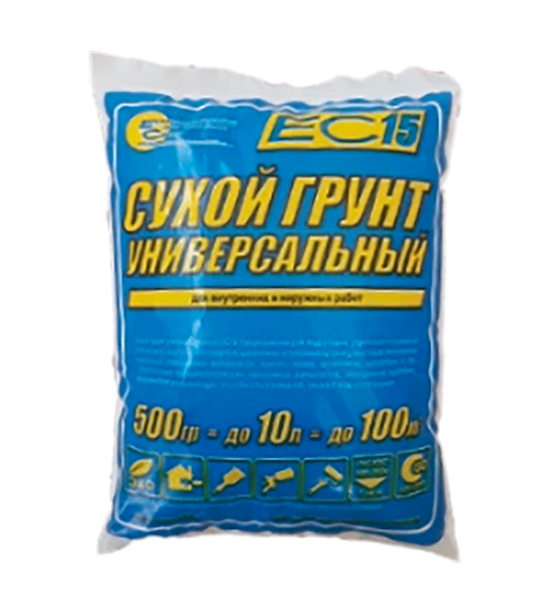 Сухой грунт универсальный ЕС-15 Екатеринодарские Смеси 500 г, 0,5 кг
