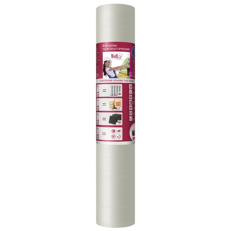 Термоакустический флизелин Wellton AcouTherm 1*15 м