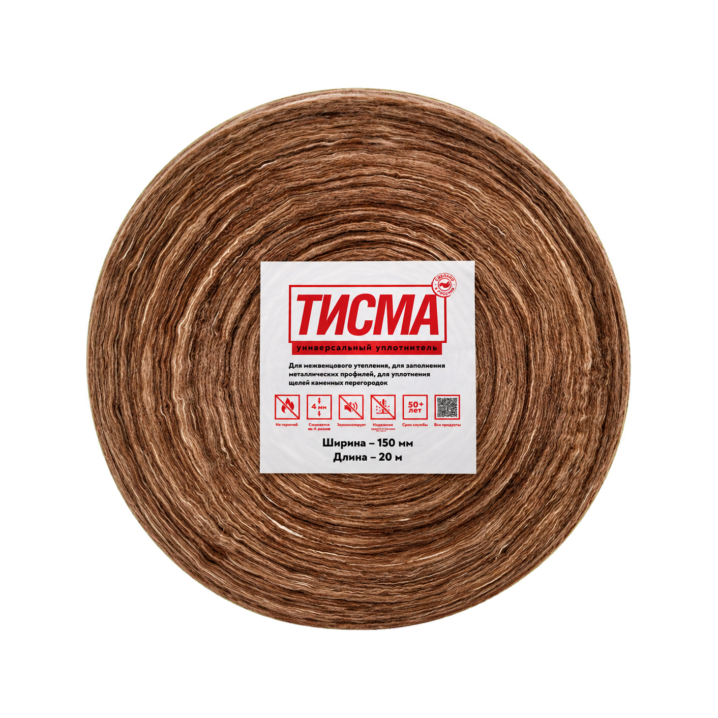 Утеплитель Тисма Межвенцовый 20000*50*150 мм