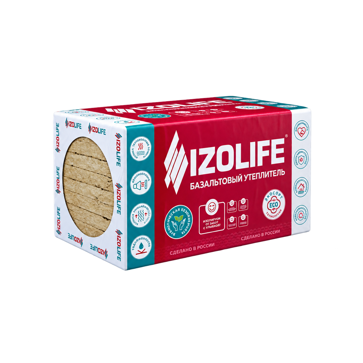 Утеплитель IZOLIFE СТ 40 1200*600*50 мм 8 плит