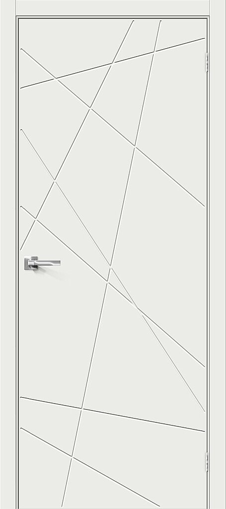 Дверь межкомнатная полотно Граффити-5.Д.П эмалит White Matt 2000x800 мм