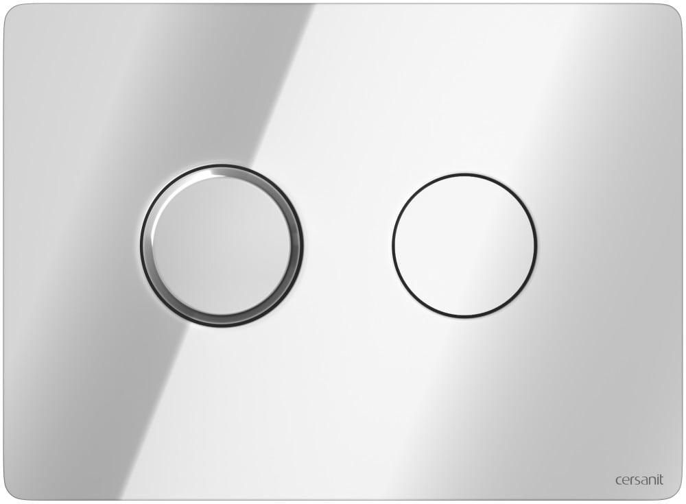 Клавиша двухкнопочная CERSANIT ACCENTO CIRCLE P-BU-ACN-CIR-PN/Cg