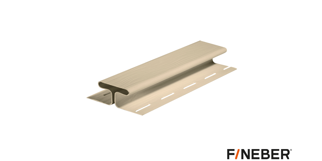 Профиль для сайдинга Fineber H-профиль CLASSIC COLOR Слоновая кость