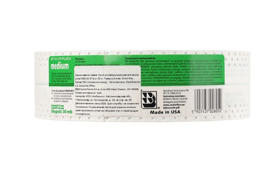 Лента угловая STRAIT-FLEX MEDIUM MD-10 57 мм*10 м