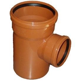 Канализационный ПВХ тройник OMNIPLAST (Alphacan) D150/100 A87