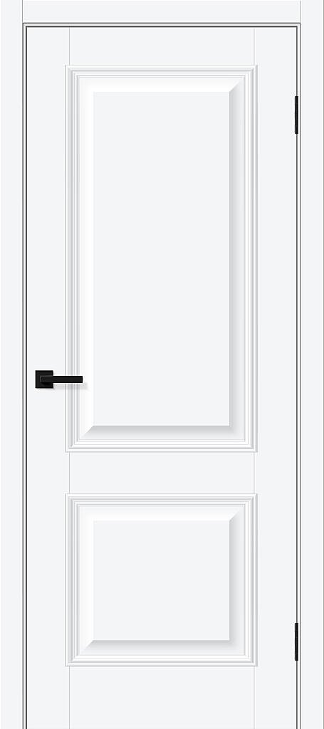 Дверь межкомнатная полотно Классик-12 пэт White Silk 2000x700 мм
