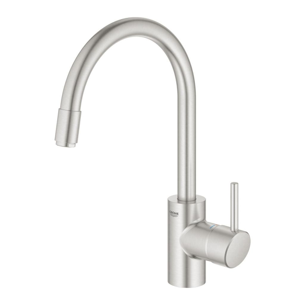 Смеситель для мойки GROHE CONCETTO вытяжной излив 3/8 32663DC3 - фото 2