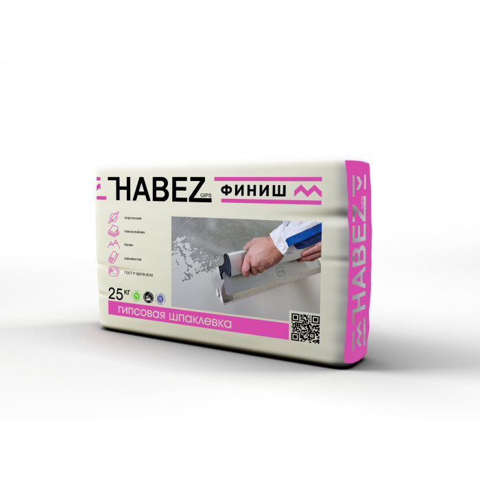 HABEZ Шпатлевка гипсовая ФИНИШ, 25 кг