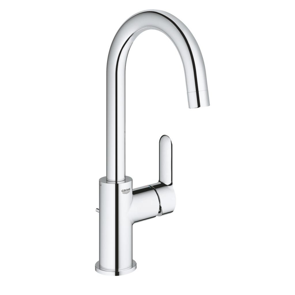 Смеситель для умывальника GROHE BAUEDGE донный клапан 3/8 23760000