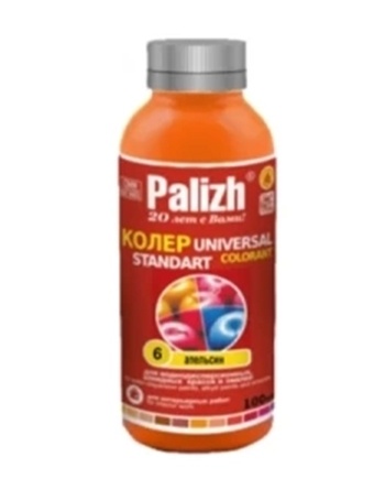 Паста колеровочная Palizh №6 апельсин, 0,1 л