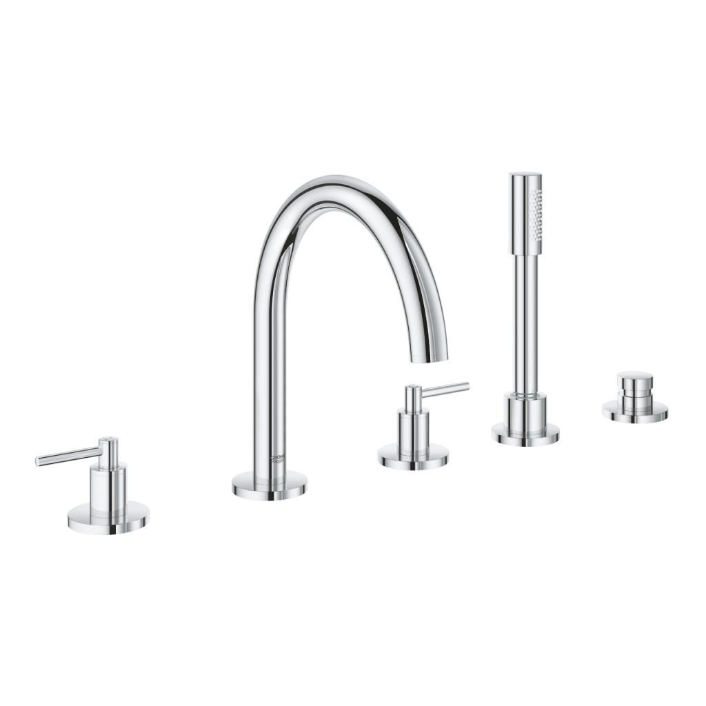 Смеситель для ванны GROHE ATRIO на 5 отверстий 19922003