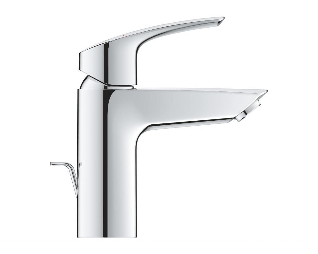 Смеситель для умывальника GROHE EUROSMART донный клапан 3/8 33265003 - фото 4