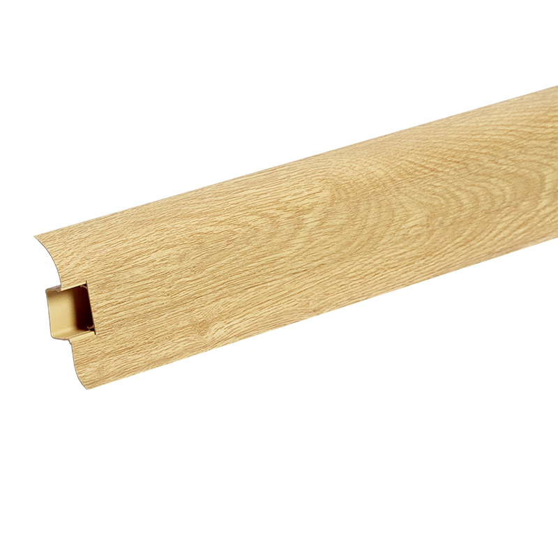 Плинтус ПВХ Ideal Комфорт 204 Дуб Имперский 22*55*2200 мм (упак 40 шт)