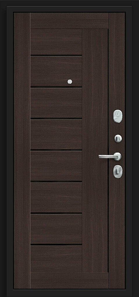 Дверь входная Модерн Kale Bravo R-3 Almon/Wenge Veralinga 2050x960 мм Левая