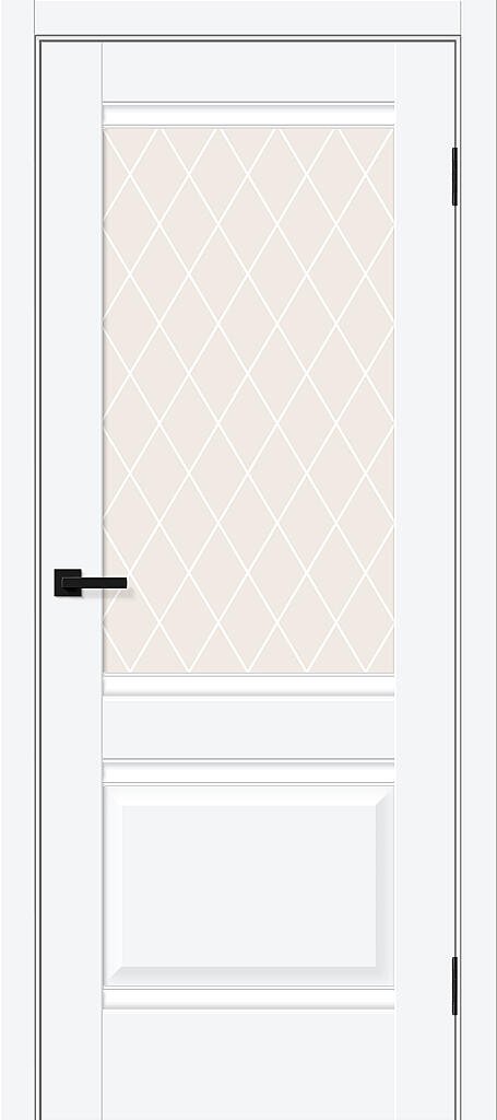 Дверь межкомнатная полотно Прима-3 пэт White Silk 2000x600 мм