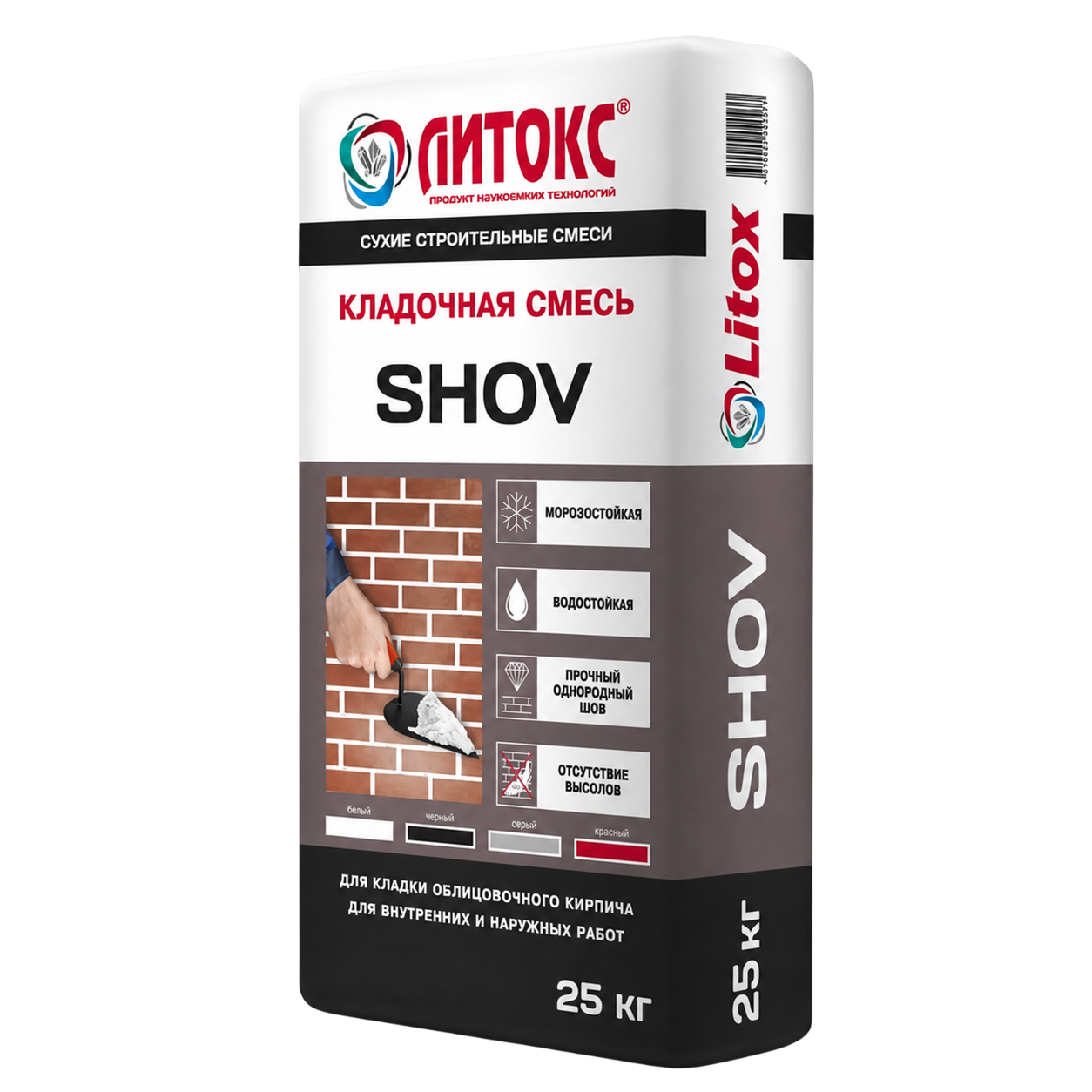 ЛИТОКС SHOV Кладочная смесь белая 25 кг