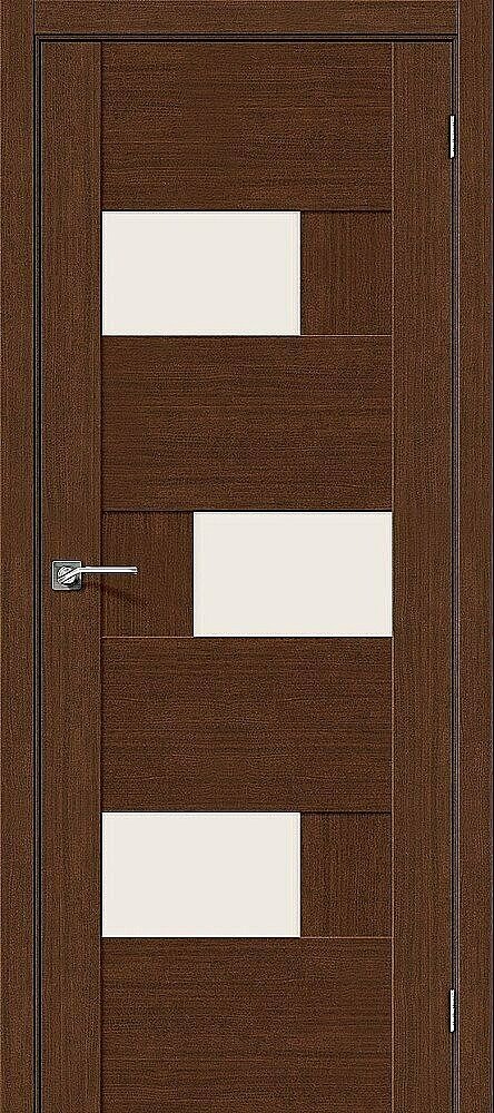Дверь межкомнатная полотно Легно-39 эко шпон Brown Oak 2000x600 мм