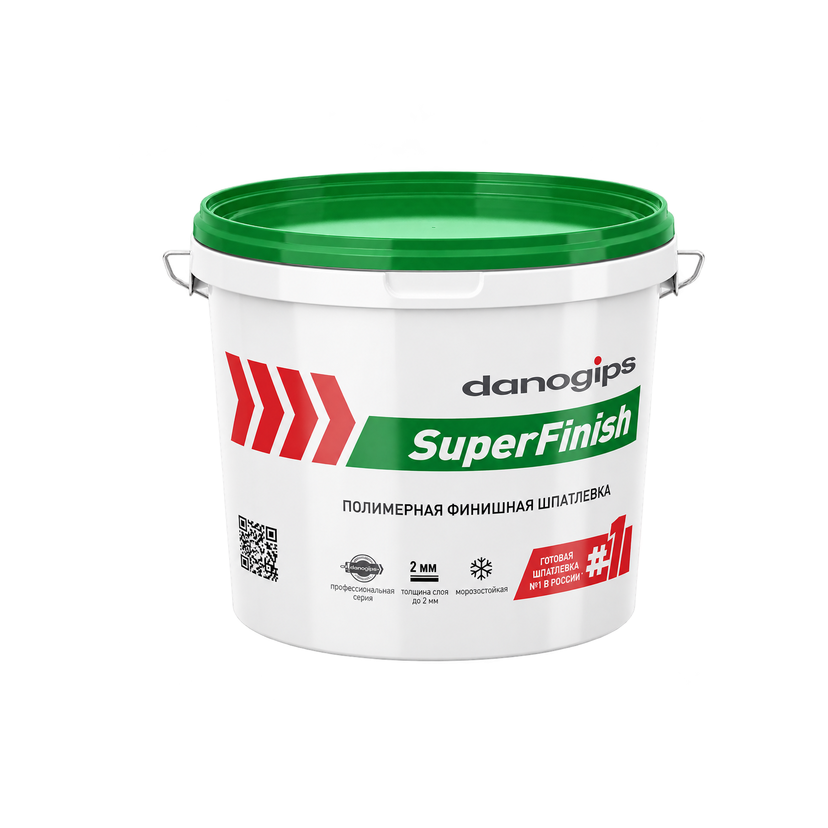 DANOGIPS Шпатлевка полимерная финишная СуперФиниш 5 кг / SuperFinish 3 л