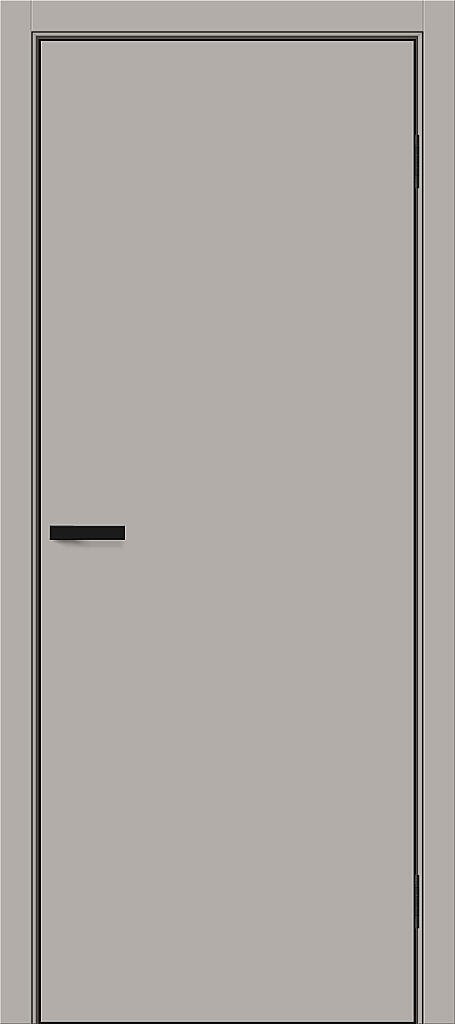 Дверь межкомнатная полотно Браво-0.А пэт Grey Silk 2000x600 мм