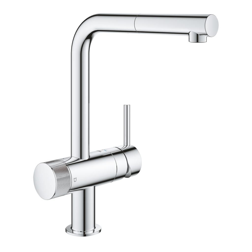 Смеситель для мойки GROHE BLUE MINTA PURE вытяжной излив, под фильтр 31721000