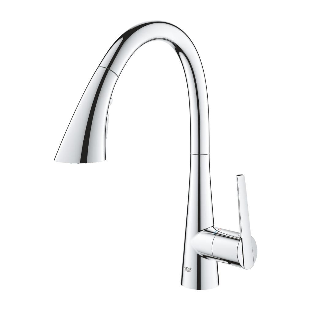 Смеситель для мойки GROHE ZEDRA вытяжной излив 3/8 32294002 - фото 5
