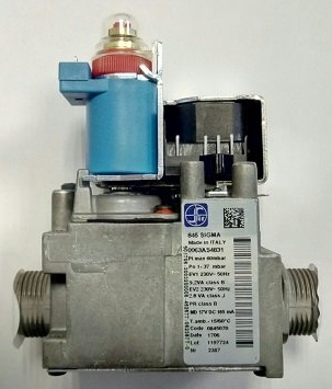 Газовый клапан SIT SIGMA 845 Fondital для котлов Pictor, Aries, Victoria, Antea, Minorca, Itaca, Formia