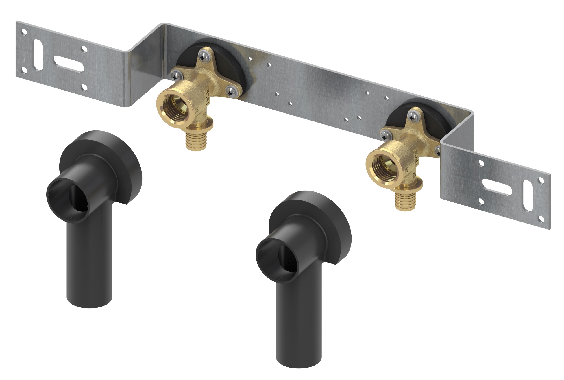 Монтажный узел 16 х 1/2'' для настенного смесителя, TECEflex
