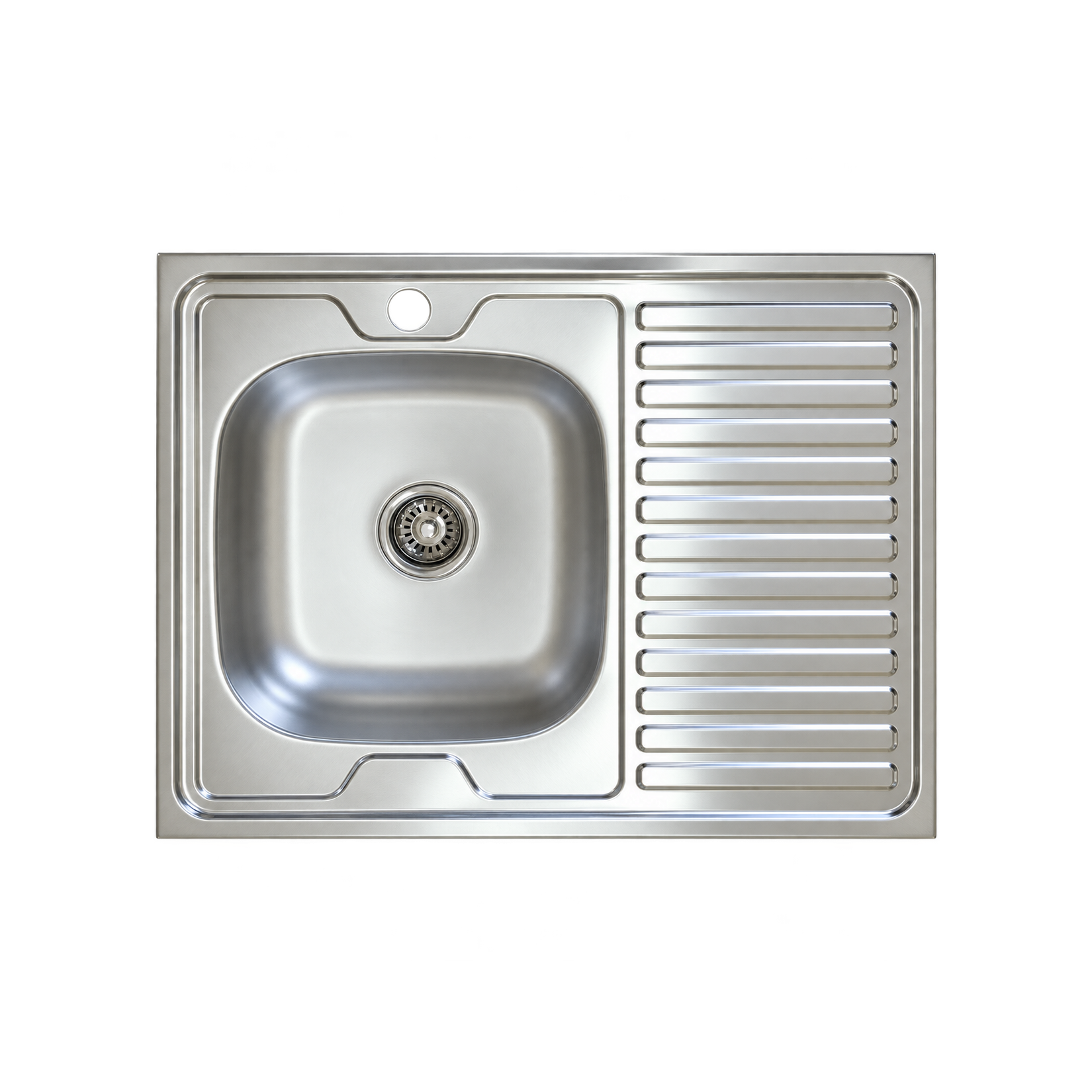 Мойка нержавеющая сталь КромРус 80*60 EC-220М левая 0,6