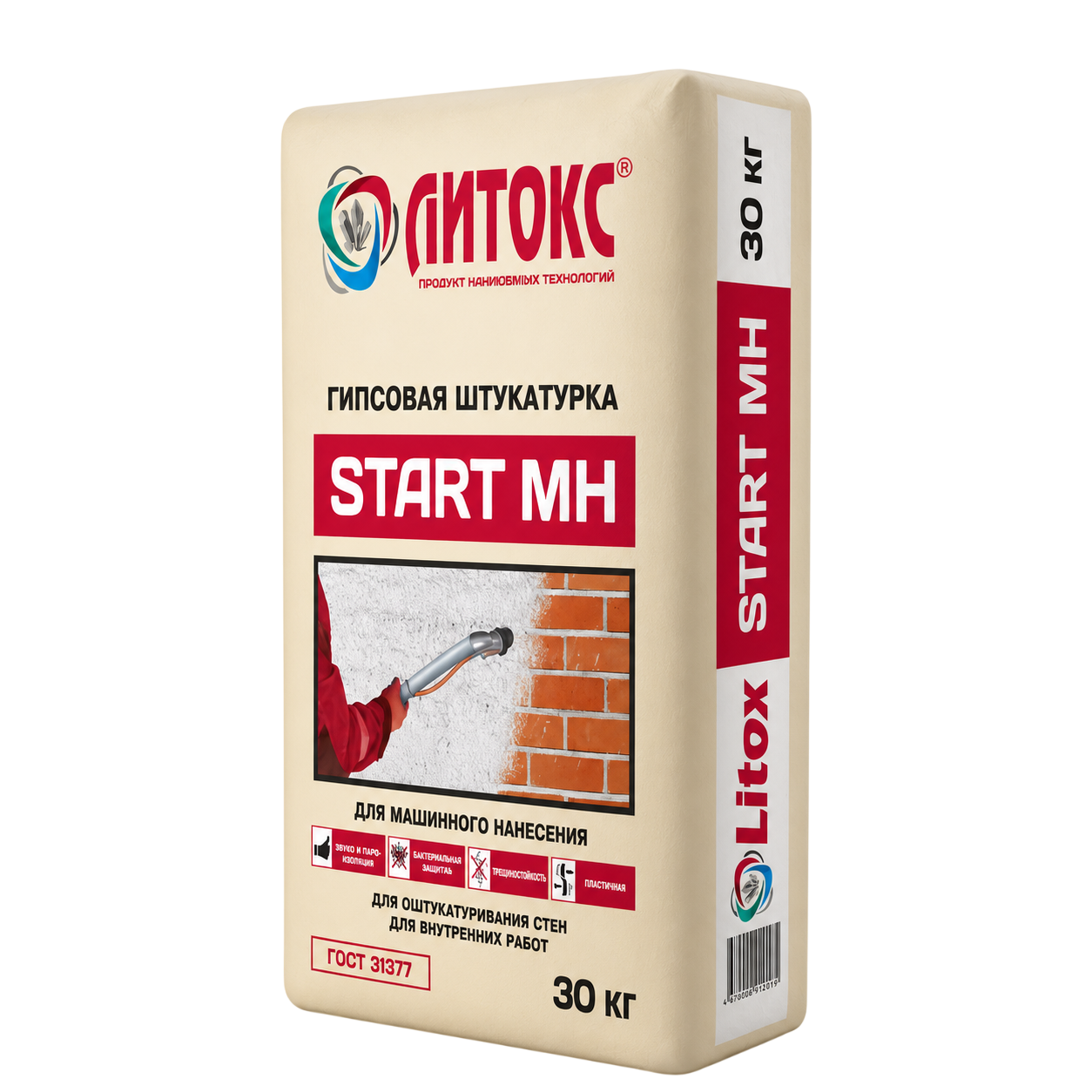 ЛИТОКС START-МН Штукатурка гипсовая 30 кг