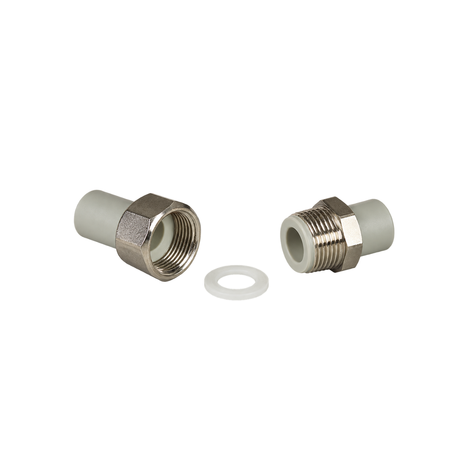 ПП Соединение FV Plast разборное D25 (серый)