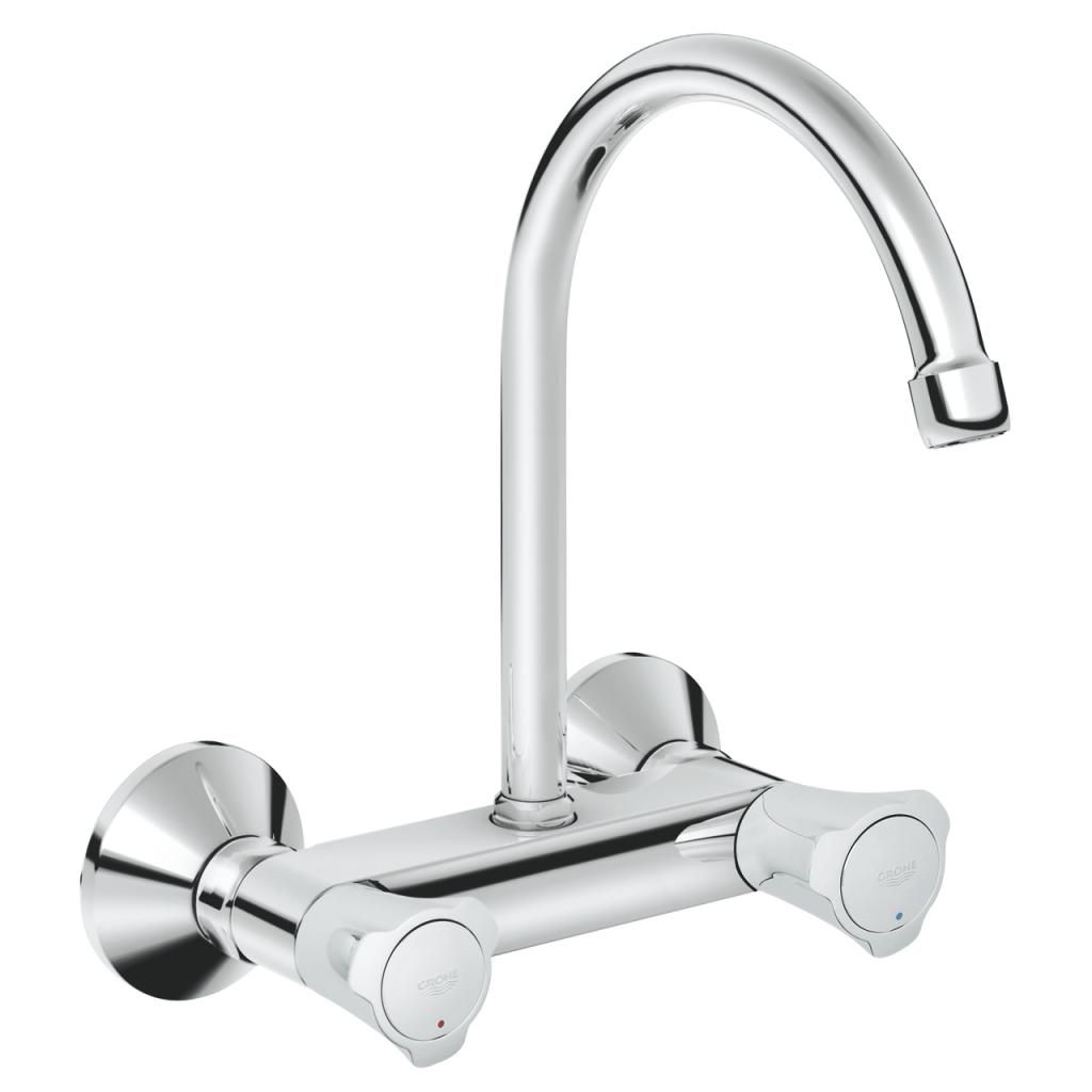 Смеситель для мойки GROHE COSTA L настенный, высокий излив 31191001