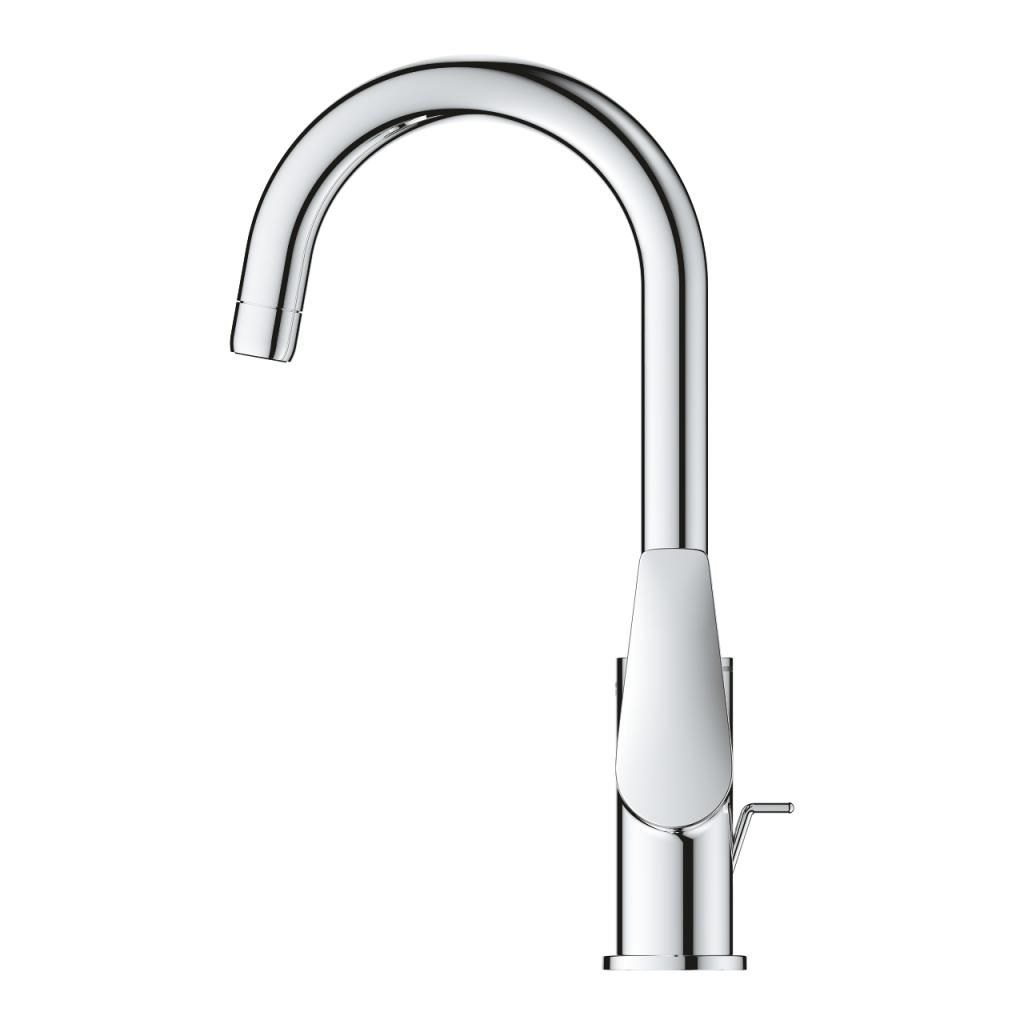 Смеситель для умывальника GROHE BAUEDGE донный клапан 3/8 23760001 - фото 2