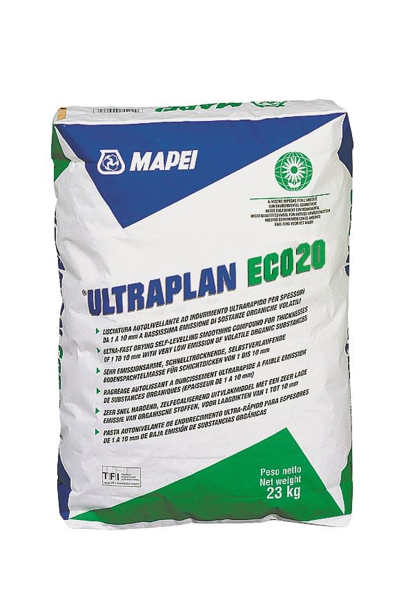 MAPEI ULTRAPLAN ECO Самовыравнивающийся быстросхватывающийся состав 20 (23 кг)