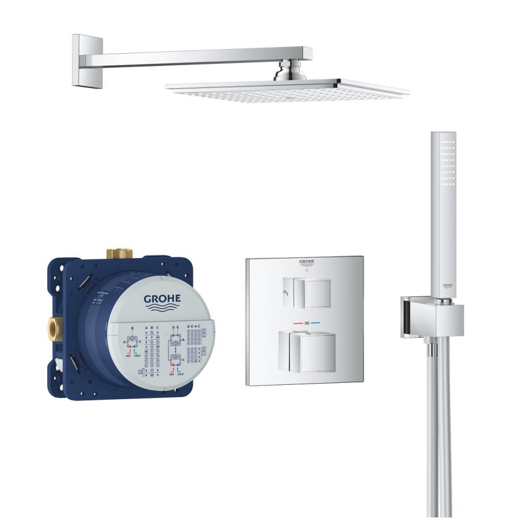 Смеситель для душа GROHE GROHTHERM CUBE с термостатом 34741000