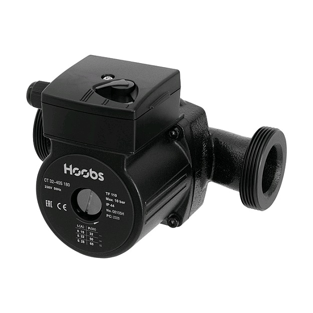 Насос циркуляционный CT 32-60S 180мм 100Вт 1x230В 50Гц (с гайками) Hoobs