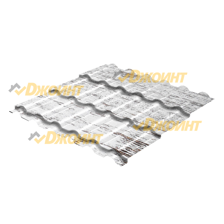 Металлочерепица ДЮНА 35 0,5 Printech Stone Birch (Каменная береза)