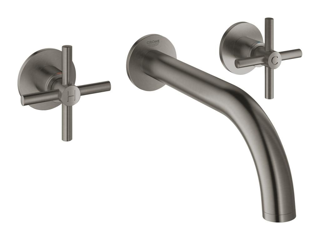 Смеситель для умывальника GROHE ATRIO на 3 отверстия настенный 20164AL3