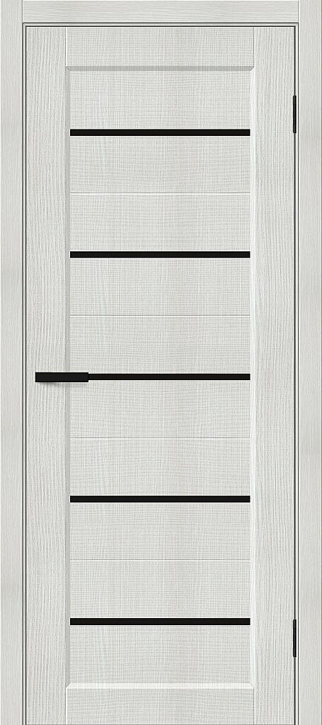 Дверь межкомнатная полотно Мода-22 Black Line эко шпон Bianco Melinga 2000x900 мм