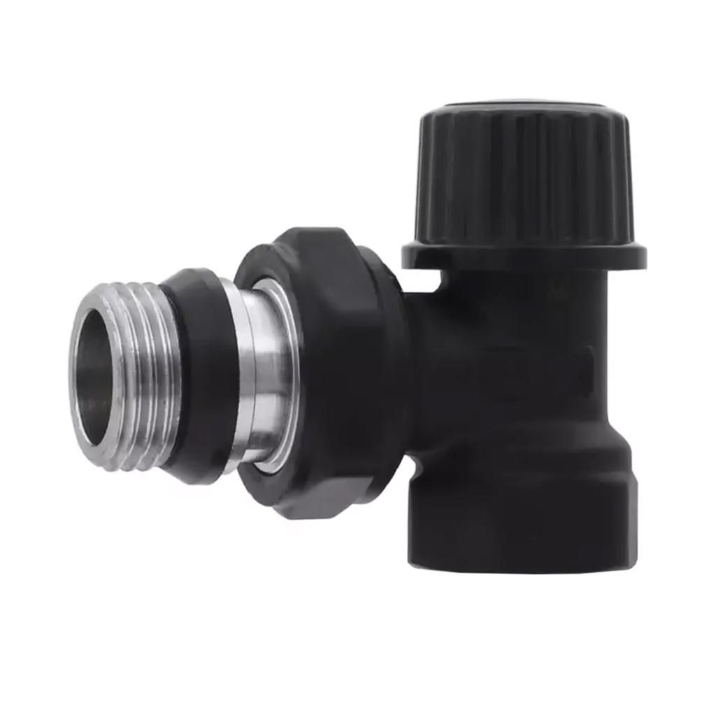 Вентиль 1/2 газовый шланг обратный угловой VR284