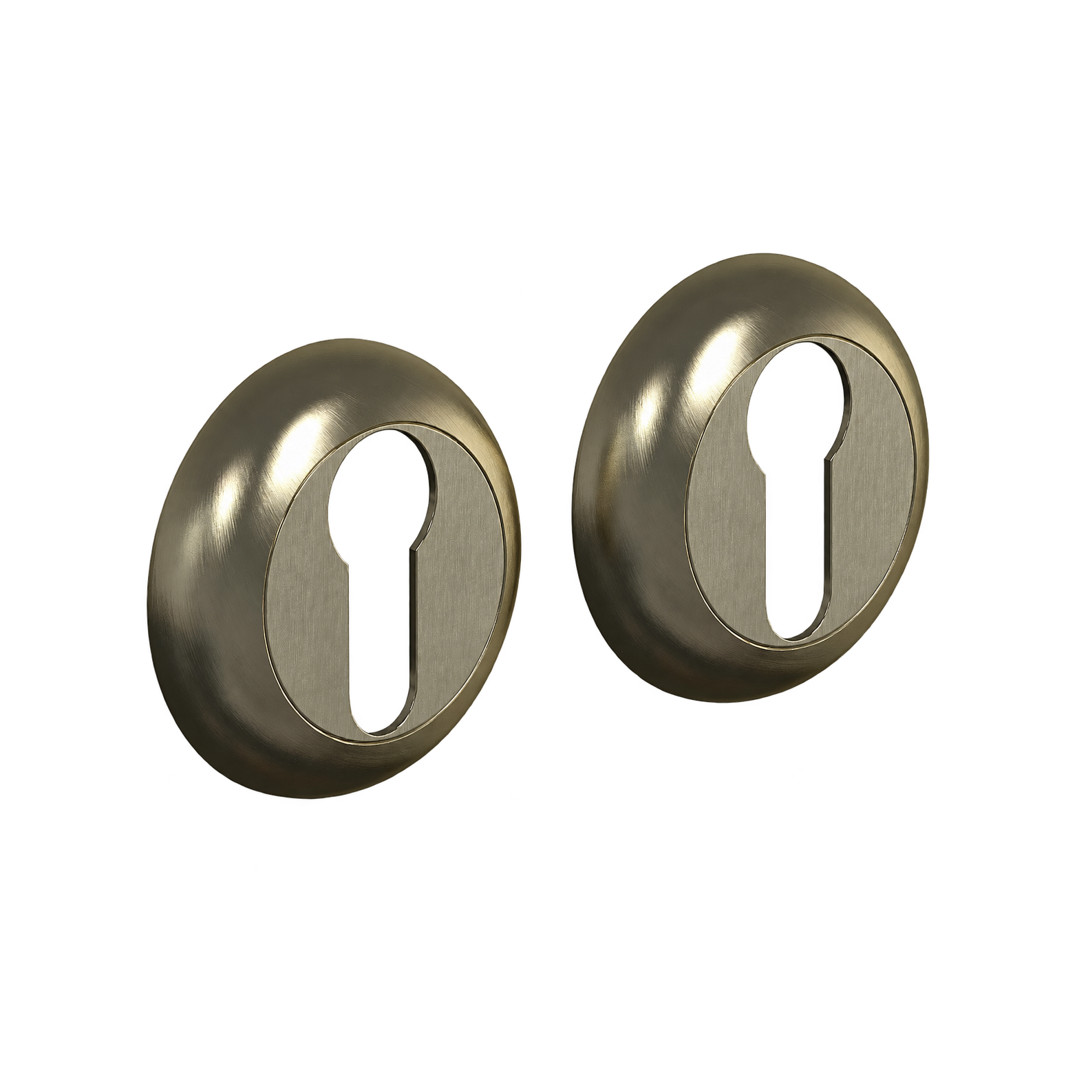 Накладка цилиндровая на круглой розетке Bravo A/Z-4CL AB Бронза