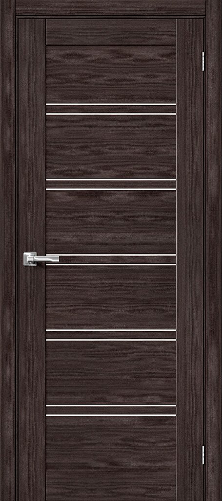 Дверь межкомнатная полотно Порта-28 эко шпон Wenge Veralinga 2000x900 мм