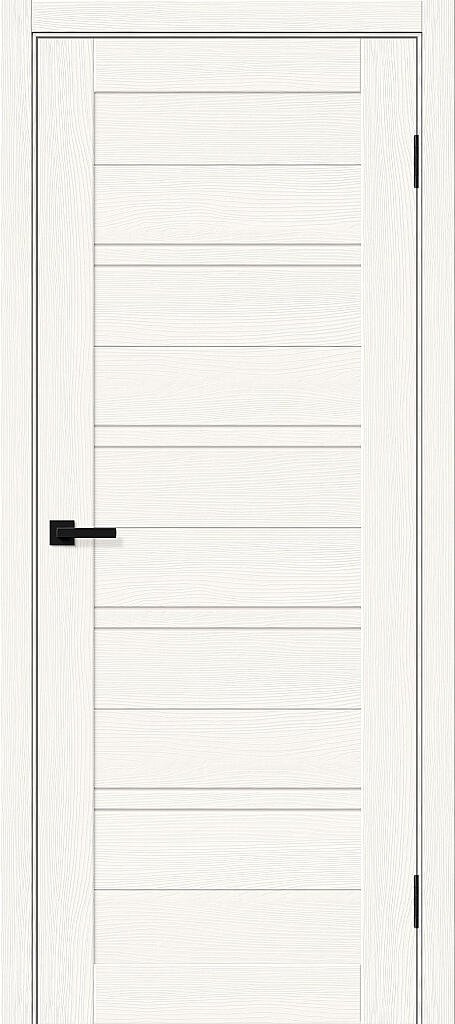 Дверь межкомнатная полотно Браво-28 эко шпон White Wood 2000x700 мм
