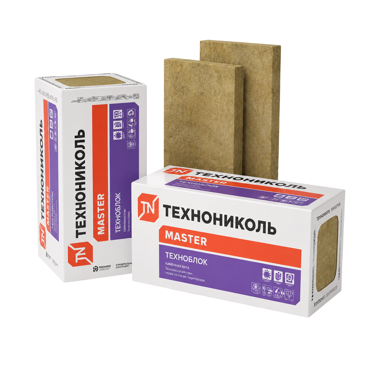 Утеплитель ТехноНИКОЛЬ Техноблок стандарт 1200*600*50 мм 8 плит