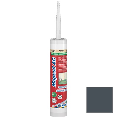 Герметик силиконовый Mapei MAPESIL AC 114 антрацит, 310 мл