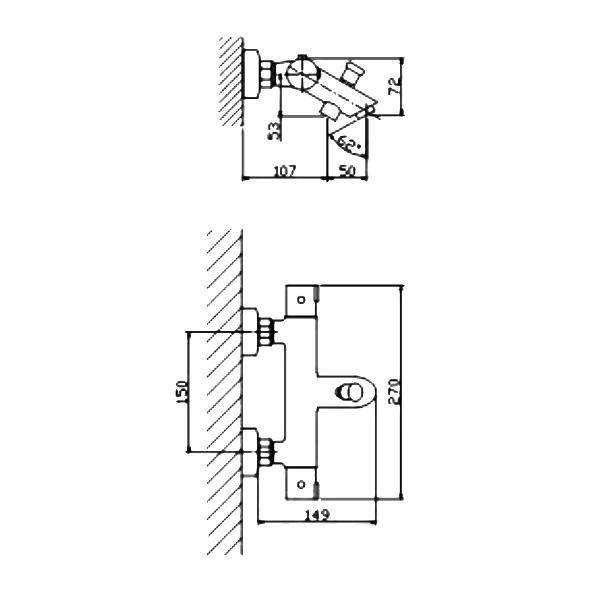 Смеситель для душа HAIBA HB60809 - фото 2