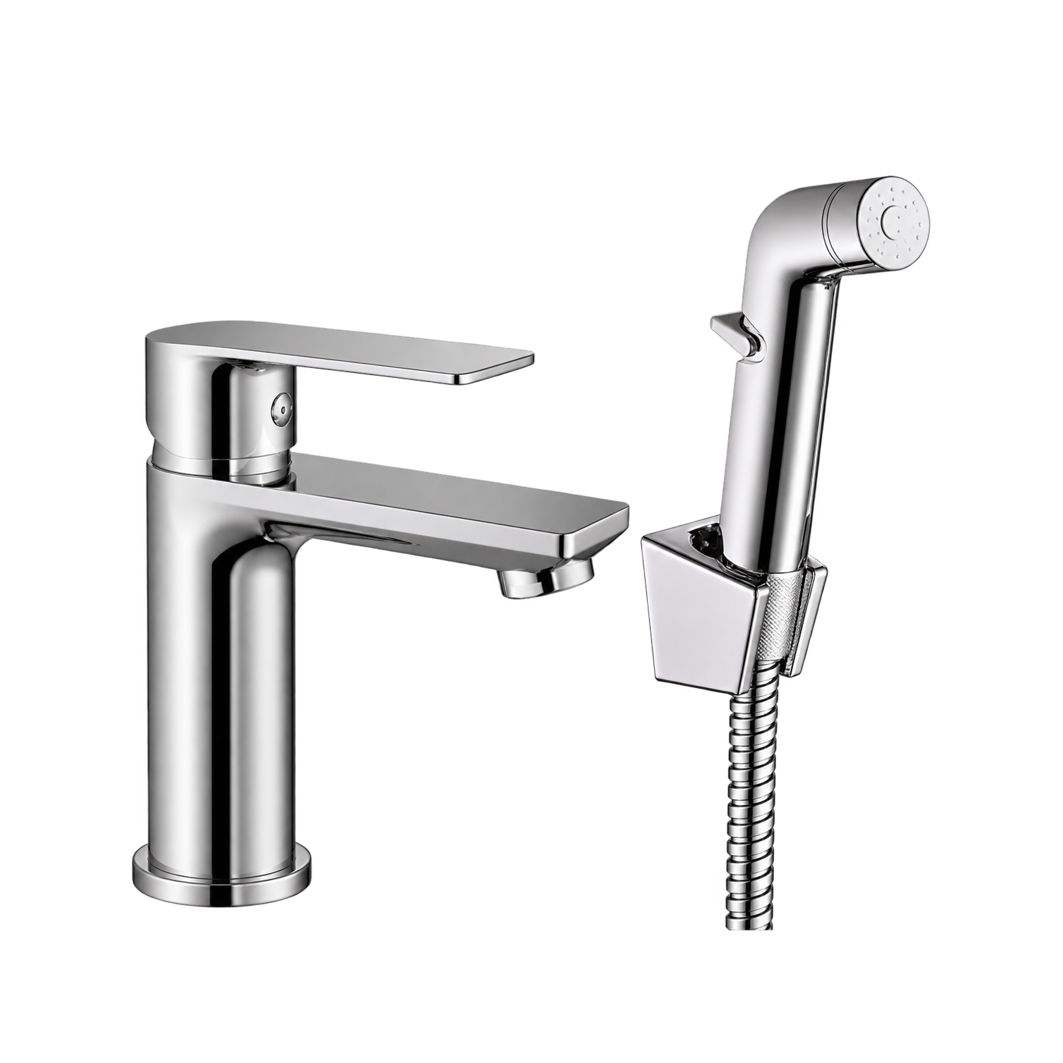 Смеситель для умывальника HAIBA HB12505 с гигиеническим душем