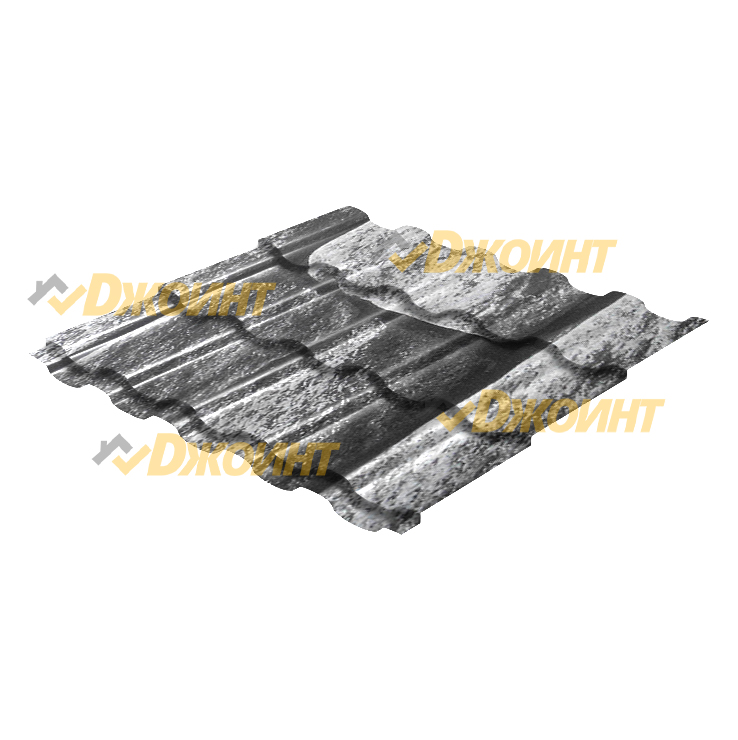 Металлочерепица ЭЛЛАДА 0,5 Printech Granit Stone (Гранитный камень)